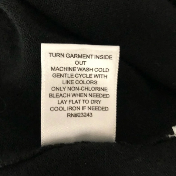 7th Avenue woman’s top.  Long sleeves black size M - Picture 8 of 8